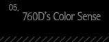 5.760D’s Color Sense
