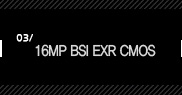 3.16MP BSI EXR CMOS