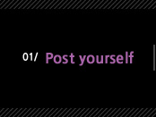 1.post yourself