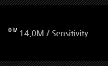 3.14.0M / Sensitivity