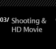 3. Shooting & HD Movie