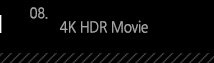 8. 4K HDR Movie