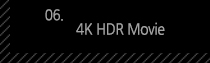 6. 4K HDR Movie
