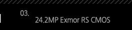 3. 24.2MP Exmor RS CMOS